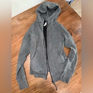 Lululemon Scuba Zip Hoodie - Grey Size 4